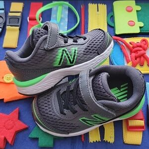 New Balance Toddler 680 V6 "Magnet/Vibrant Spring"
